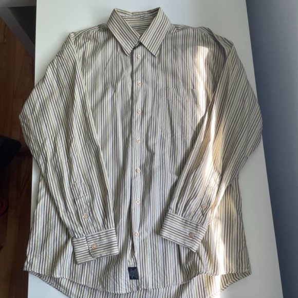 Vintage Men's Burberry Button-down - Picture 1 of 4